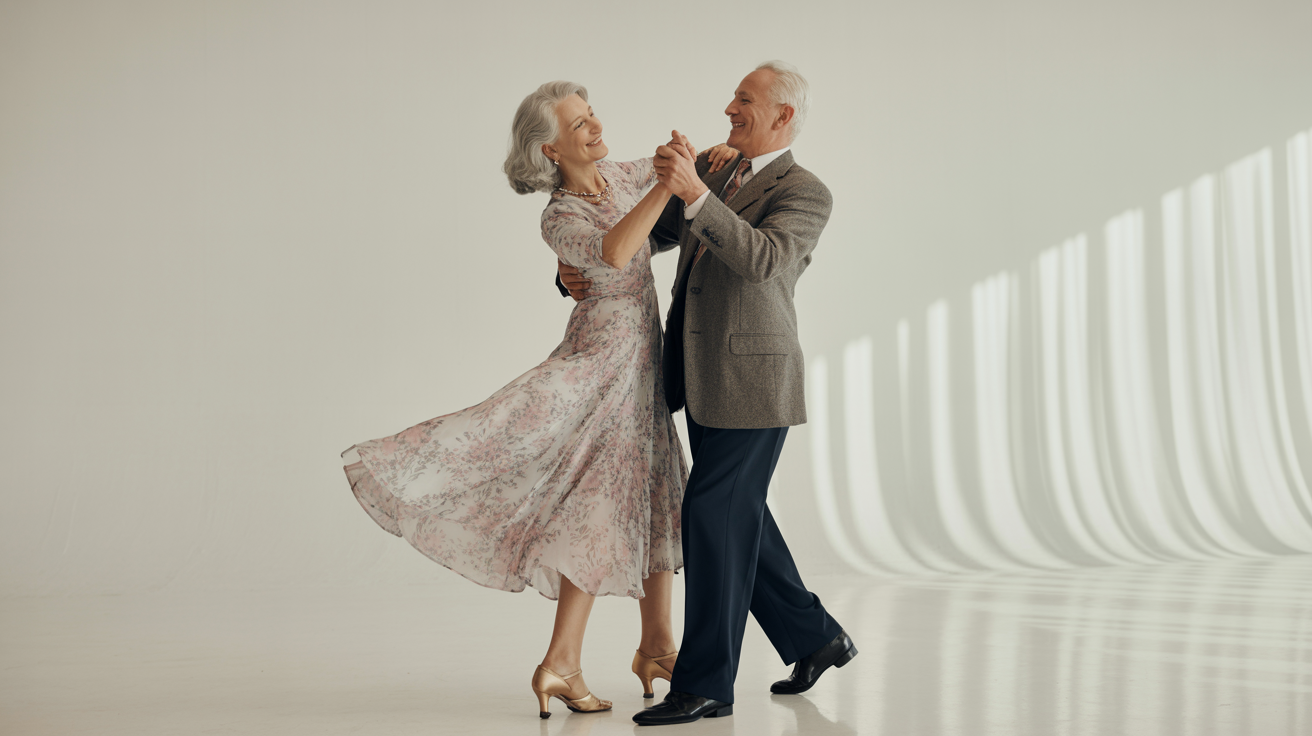 Seniors dancing and celebrating, showing joy and community with Medicare Advantage